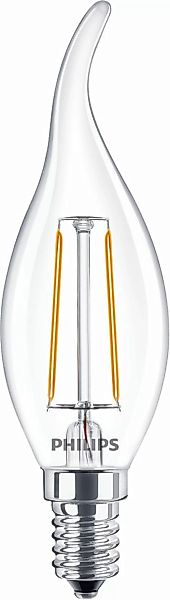 Philips Lighting LED-Kerzenlampe E14 klar Glas CorePro LED#37759200 günstig online kaufen