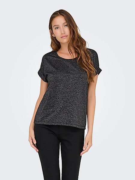 ONLY Kurzarmshirt ONLMOSTER GLITTER S/S TOP günstig online kaufen