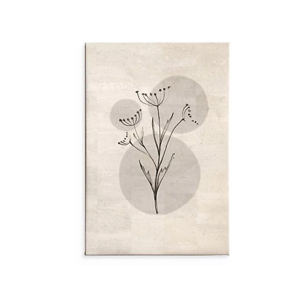 Kunstdruck Wanddekoration Wandbilder Aus Kork "Delicate Botanicals - Wilde günstig online kaufen