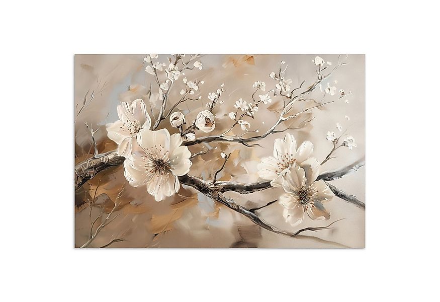 MuchoWow Poster Blumen - Natur - Weiß - Blüte - Abstrakt, (1 St), Poster oh günstig online kaufen