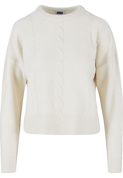 URBAN CLASSICS Sweater "Urban Classics Damen Ladies Cabel Knit Sweater" günstig online kaufen