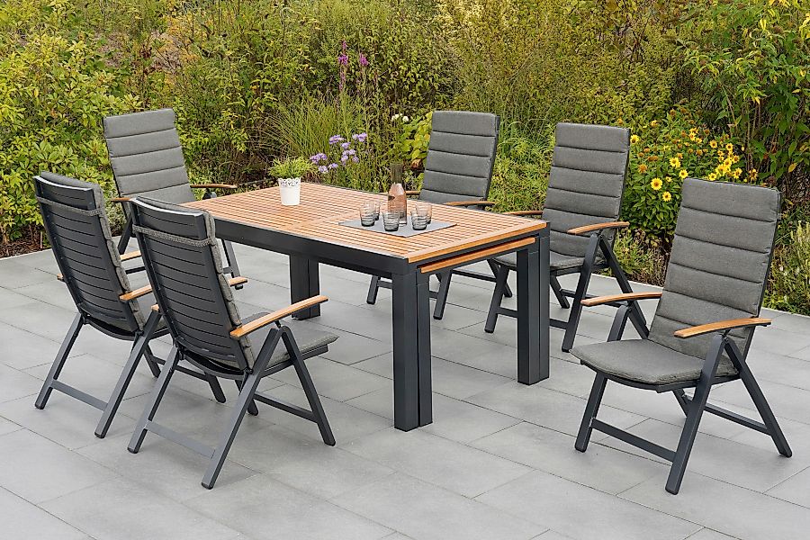 MERXX Garten-Essgruppe "Astros", (13 tlg.), inkl. Auflagen günstig online kaufen