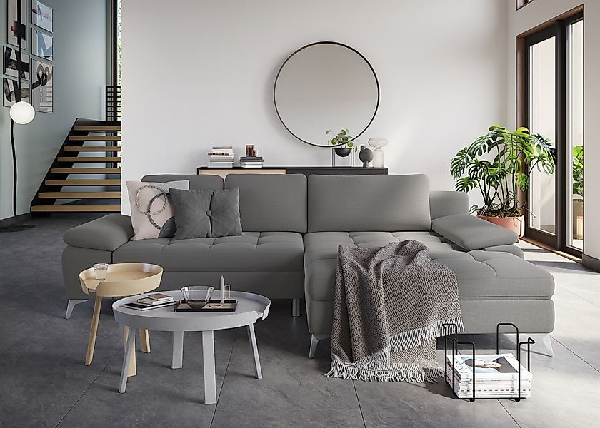 sit&more Ecksofa "Latigo L-Form" mit Mega-Recamiere, wahlweise mit Bettfunk günstig online kaufen