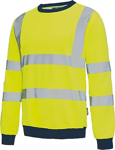 vizwell Sweatshirt Warnschutz Pullover reflektierend orange gelb Sweat mit günstig online kaufen