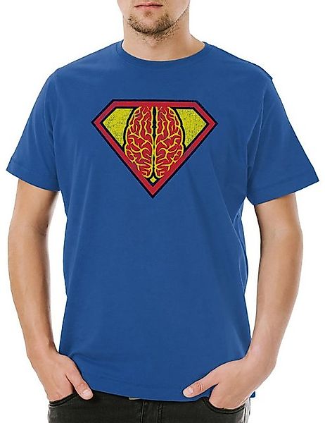 Urban Backwoods Print-Shirt Urban Backwoods Superbrain Herren T-Shirt Royal günstig online kaufen