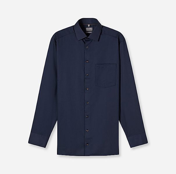 OLYMP Langarmhemd Luxor comfort fit Struktur - Satin, comfort fit, Business günstig online kaufen