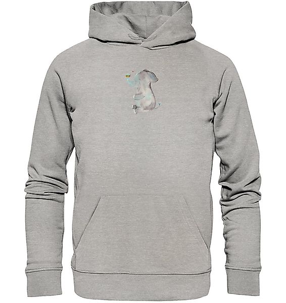 Mr. & Mrs. Panda Hoodie Größe XXL Elefant Biene - Heather Grey - Geschenk, günstig online kaufen