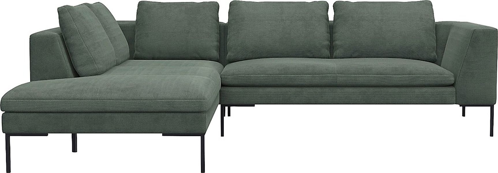 FLEXLUX Ecksofa "Loano, superbequemer Sitzkomfort durch Kaltschaum im Sitz" günstig online kaufen