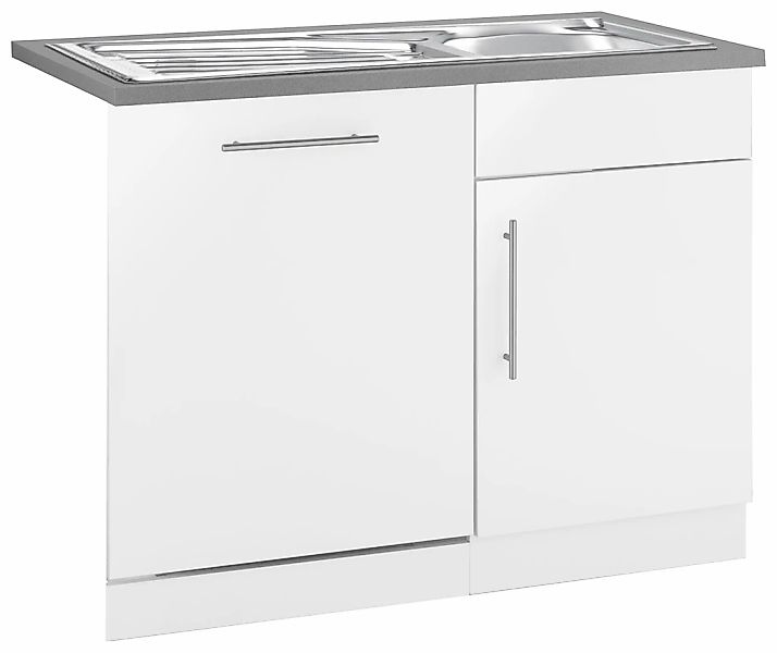 wiho Küchen Spülenschrank "Cali, TOPSELLER" 110 cm breit, inkl. Tür/Sockel günstig online kaufen