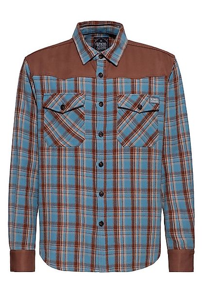 KingKerosin Langarmhemd mit Schulterpasse günstig online kaufen