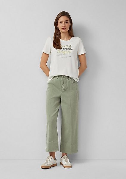 s.Oliver 7/8-Hose Hose Culotte-Jeans / Regular Fit / High Rise / Wide Leg / günstig online kaufen