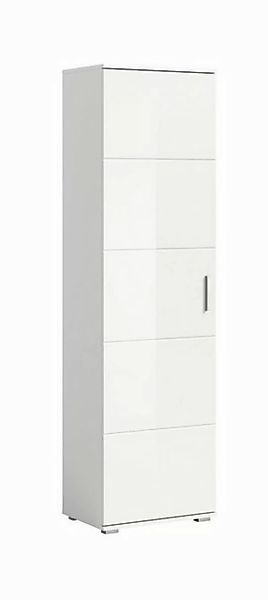 möbelvita Garderobenschrank Bello Garderobenschrank B/H/T 55x191x37 in weiß günstig online kaufen