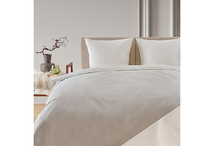 Blumtal Bettwäsche Cashmere-Touch Plüsch, warme Winterbettwäsche + Kopfkiss günstig online kaufen