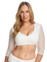 Susa Dirndlbluse Dirndlbluse 3/4 Arm Wiesn-Zauber günstig online kaufen