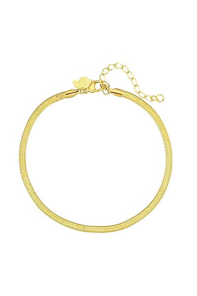 Hey Happiness Fußkette Schlange flach, Fußkettchen günstig online kaufen