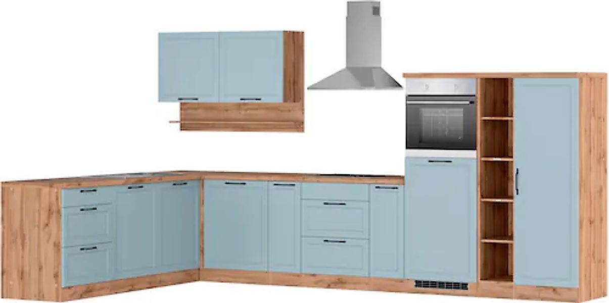 KOCHSTATION Winkelküche "KS-Lana", Stellbreite 240/380 cm, wahlweise mit E- günstig online kaufen