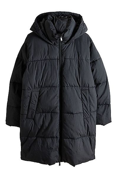 The Set Langmantel The Set Langer, wattierter Mantel mit Kapuze (1-tlg) günstig online kaufen