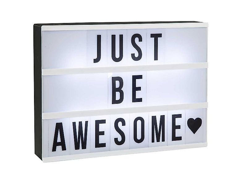 Home4You Dekofigur Lichtbox, Weiß, B 30 cm (1 St) günstig online kaufen