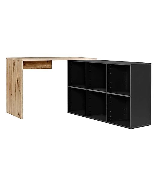 mokebo Eckschreibtisch Der Produktive (mit 6 günstig online kaufen