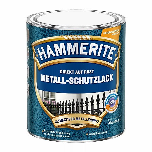 Hammerite Metall-Schutzlack Metallblau Hammerschlag 250 ml günstig online kaufen