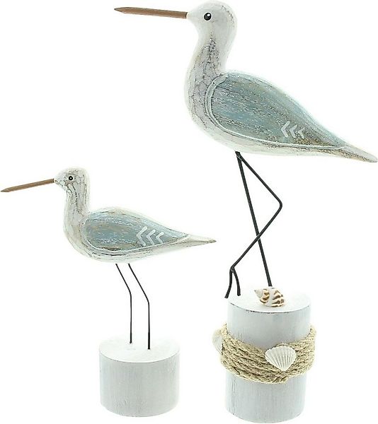 Dekoleidenschaft Dekofigur "Vogel" aus Holz, maritime Deko, Dekovogel mit M günstig online kaufen
