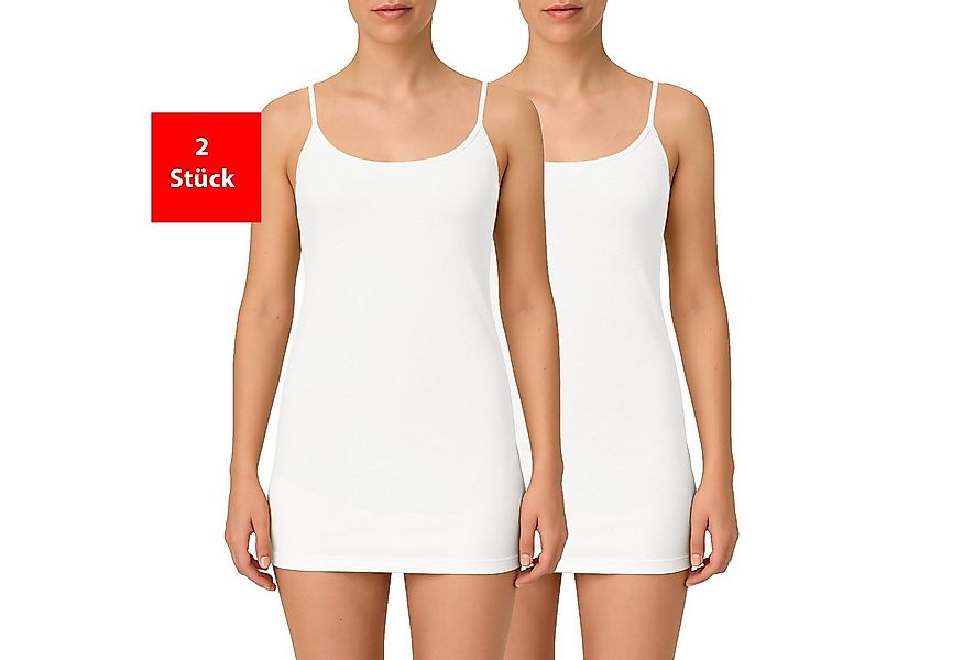 Fashionschmiede Spaghettitop Damen Unterhemd aus 100 % Baumwolle im praktis günstig online kaufen