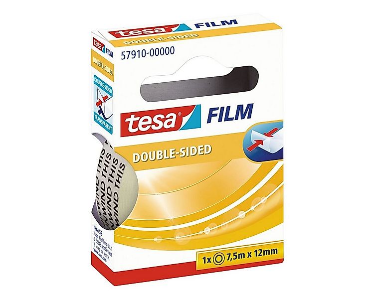tesa Doppelklebeband 57910 12 mm / 7,5 m, schattenfrei kopierbar günstig online kaufen