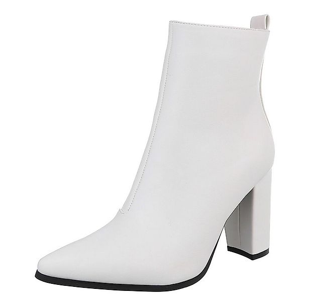 Ital-Design Elegante Stiefeletten mit Blockabsatz für Damen High-Heel-Stief günstig online kaufen