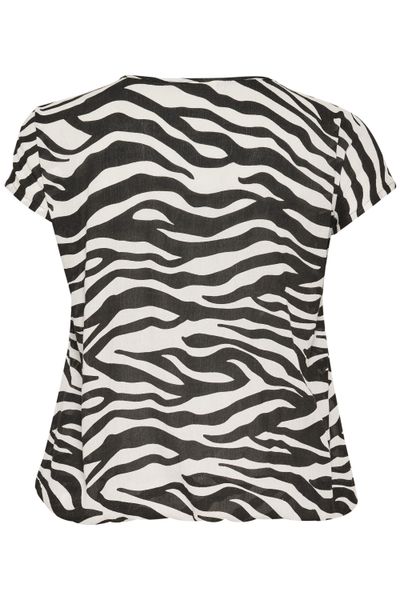 KAFFE Curve Kurzarmbluse Kurzarm-Bluse KCami Große günstig online kaufen