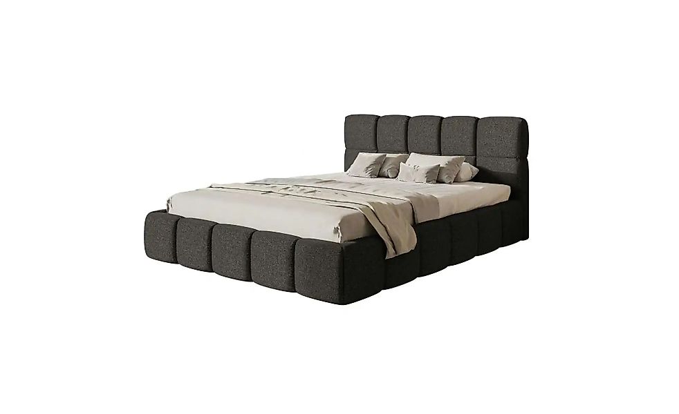 Selsey Polsterbett mit Bettkasten Cloudy ¦ blau ¦ Maße (cm): B: 160 H: 60 B günstig online kaufen