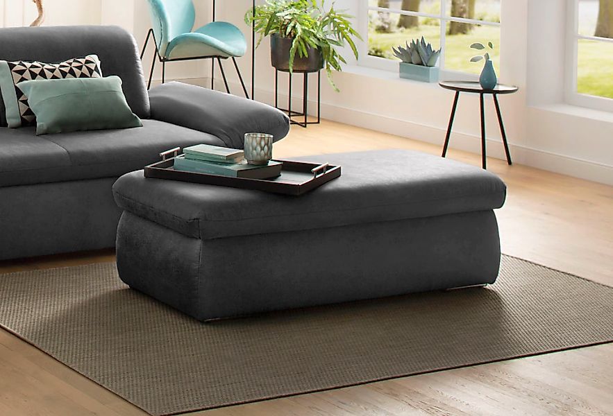 Home affaire Polsterhocker "Avesa" Mit großem Staufach, passend zur Serie " günstig online kaufen