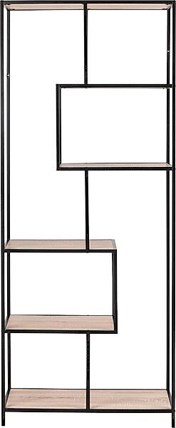 ACTONA GROUP Bücherregal, Metallgestell, modernes Design, 5 Einlegeböden, a günstig online kaufen