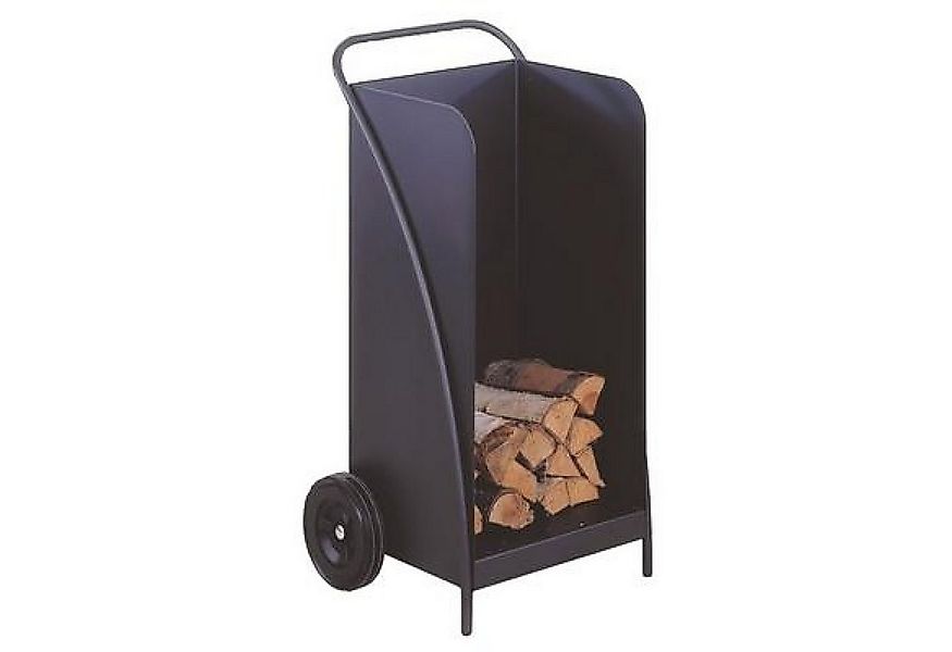 Heibi Metall Kaminholzregal Heibi Holzwagen aus pulverbeschichtetem Stahl s günstig online kaufen