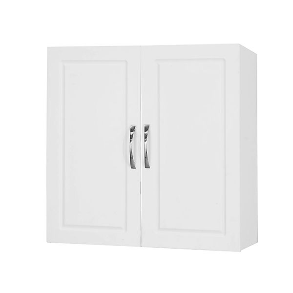 SoBuy Hängeschrank Badezimmerschrank mit Verstellbarem Regal 60x60x30cm Wei günstig online kaufen