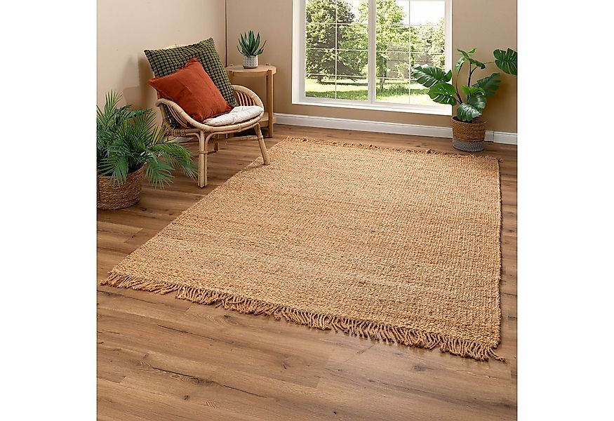 Steffensmeier Teppich Goa Double Face, Rechteckig, Jute günstig online kaufen