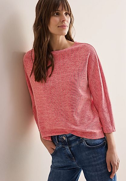 CECIL 3/4 Arm-Pullover mit U-Boot-Ausschnitt günstig online kaufen