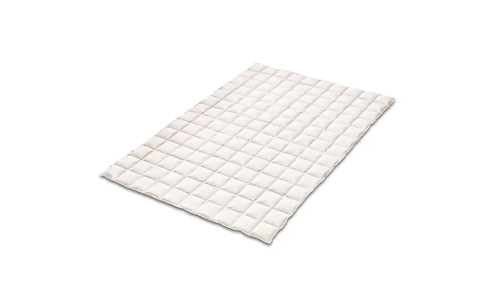 Kauffmann Sommerdaunen Leicht-Steppbett   ¦ weiß ¦ Maße (cm): B: 200 H: 5 B günstig online kaufen