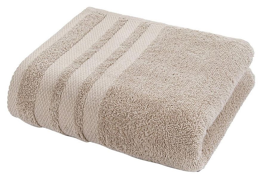 casa NOVA Handtuch MADRID, 50 x 100 cm, Taupe, (1-St), 450 g/qm, waschbar b günstig online kaufen