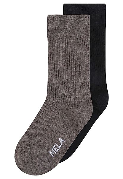 MELA Socken Unisex Gerippte Socken 2 günstig online kaufen