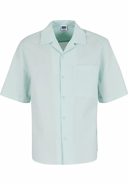 URBAN CLASSICS Langarmhemd "Urban Classics Herren Relaxed Seersucker Short günstig online kaufen