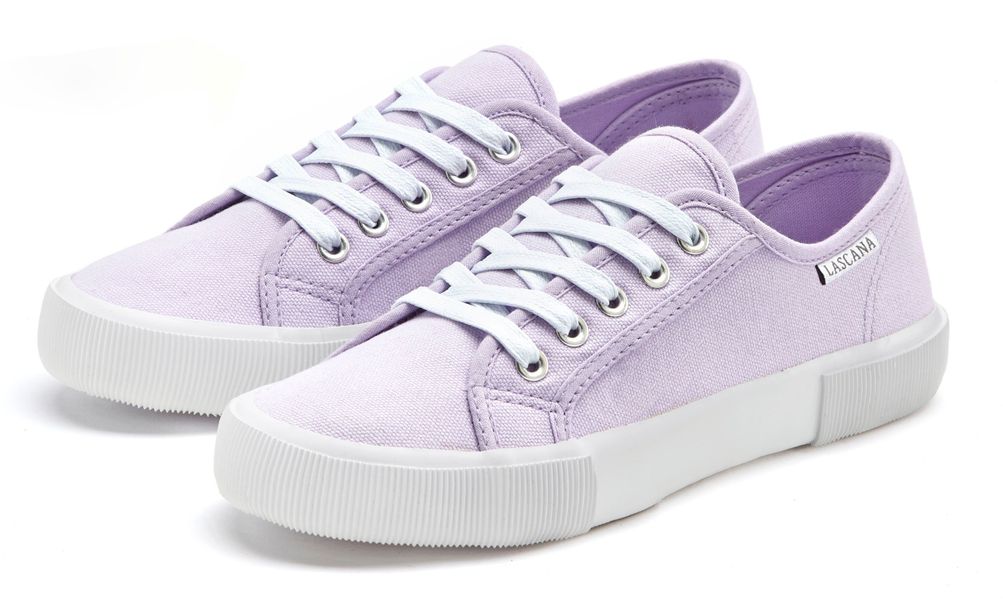 LASCANA Sneaker aus Textil, Schnürhalbschuh, Freizeitschuh günstig online kaufen