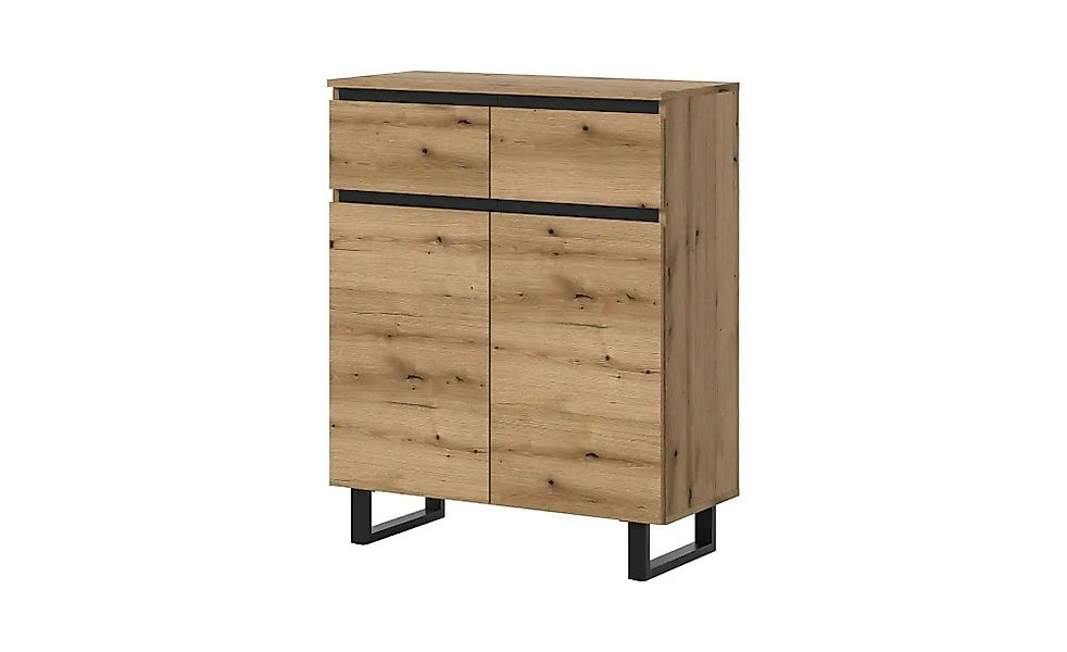 Highboard  Tomasa ¦ holzfarben ¦ Maße (cm): B: 80 H: 99 Kommoden & Sideboar günstig online kaufen