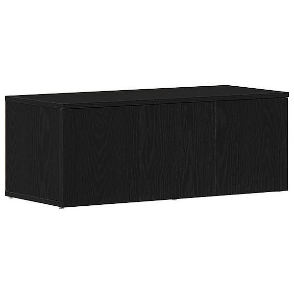 vidaXL TV-Schrank TV-Schrank aus schwarzer Eiche, 80x34x30 cm, aus Holzwerk günstig online kaufen