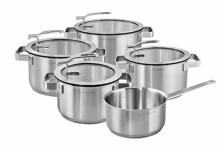 Hanseatic Topf-Set »STYLE« Edelstahl 18/10 Set, Fleischtopf 1x 16 cm / 2x 2 günstig online kaufen