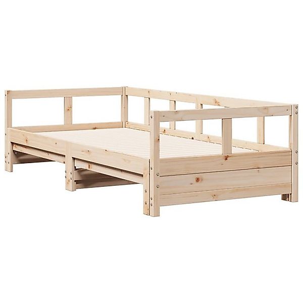 vidaXL Bett Tagesbett ohne Matratze 80x200 cm Massivholz Kiefer günstig online kaufen