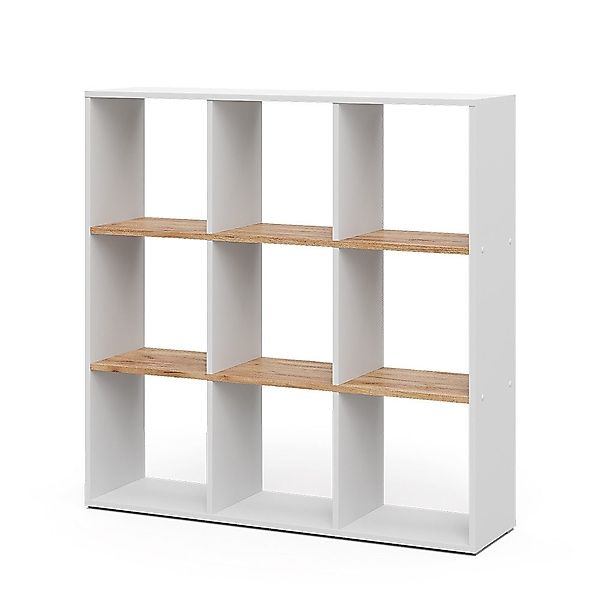 Vicco Raumteiler Nove, Weiß/Goldkraft Eiche, 107.2 günstig online kaufen