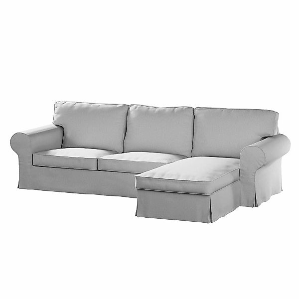 Bezug für Ektorp 2-Sitzer Sofa mit Recamiere, szary, Ektorp 2-Sitzer Sofabe günstig online kaufen