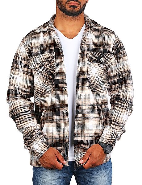 CARISMA Langarmhemd Herren Flanell Holzfäller Karo günstig online kaufen