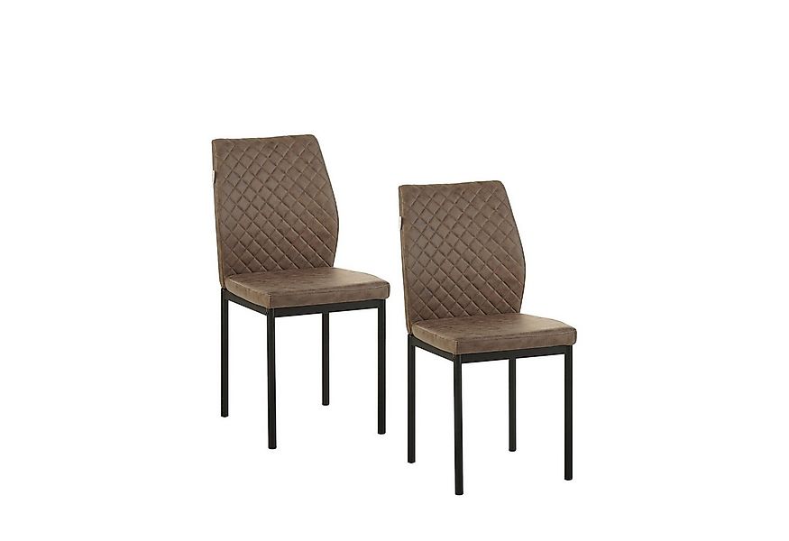 HTI-Living Esszimmerstuhl Esszimmerstuhl 2er Set Antikdunkelbraun Tromi (Se günstig online kaufen