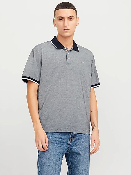 Jack & Jones Poloshirt "JPRBLUALVES SS POLO SN" mit Logo Stickerei günstig online kaufen